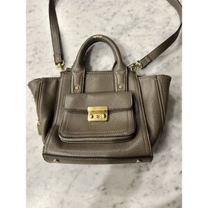 3.1 Phillip Lim Pashli Mini Satchel In Brown Faux Leather
